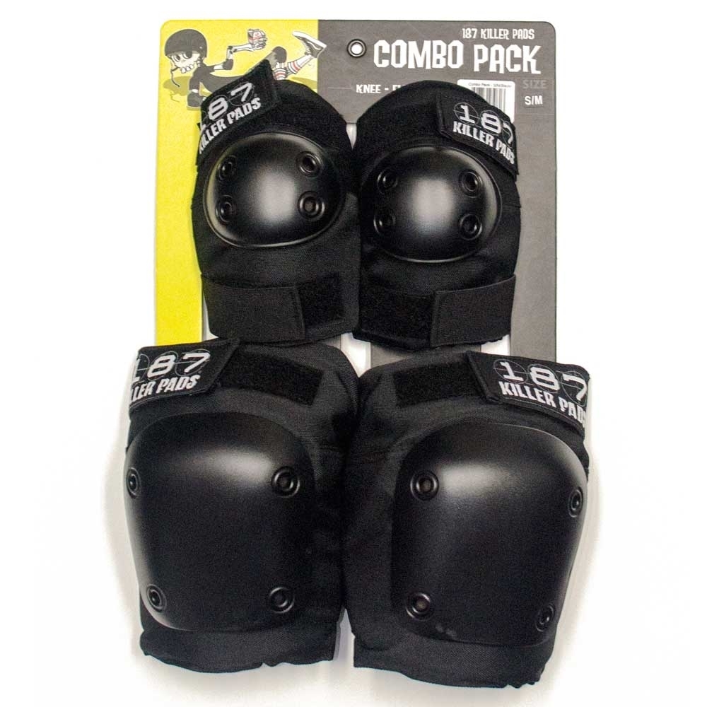 187 Killer Pads Knee & Elbow Pads Combo Pack